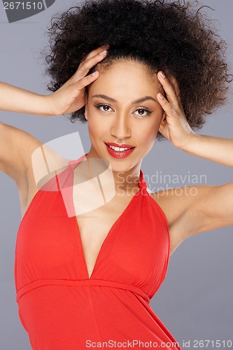 Image of Beautiful sexy African American woman