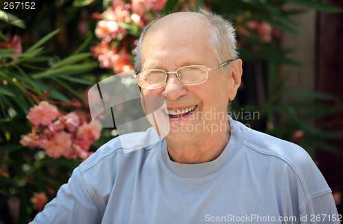 Image of Old man laughing