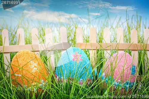 Image of Decorated easter eggs