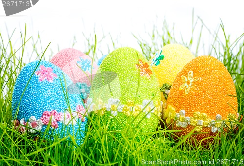 Image of Decorated easter eggs