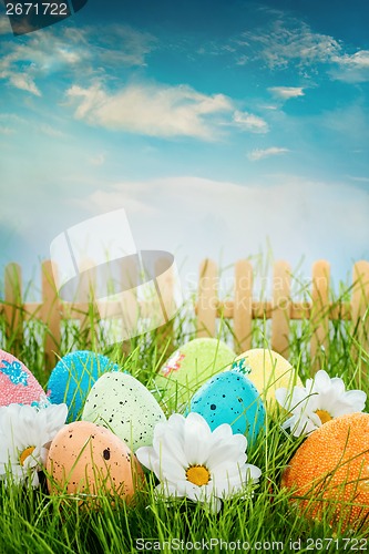 Image of Decorated easter eggs