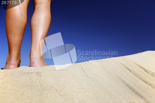 Image of Feet on Beach
