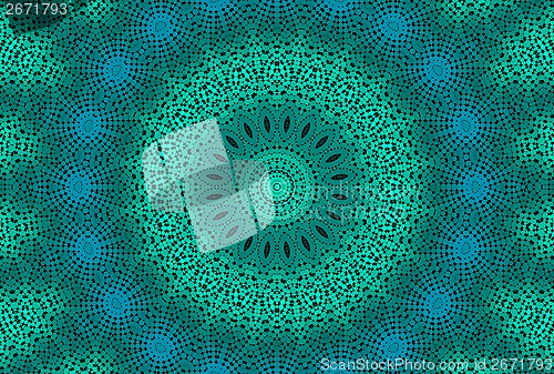 Image of Radial dotted pattern 