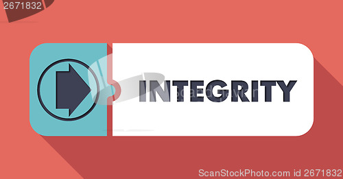 Image of Integrity Concept in Flat Design.