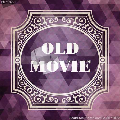 Image of Old Movie. Vintage Background.