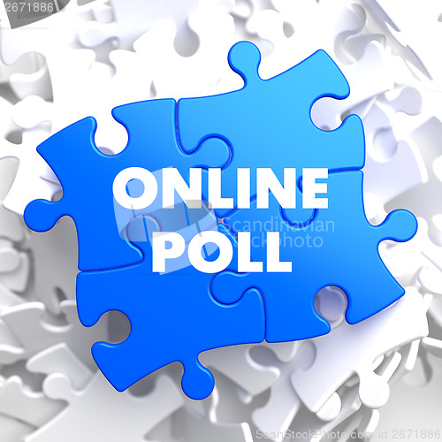 Image of Online Poll on Blue Puzzle.