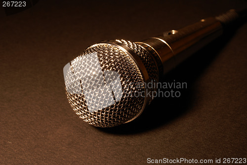 Image of Microphone in gold