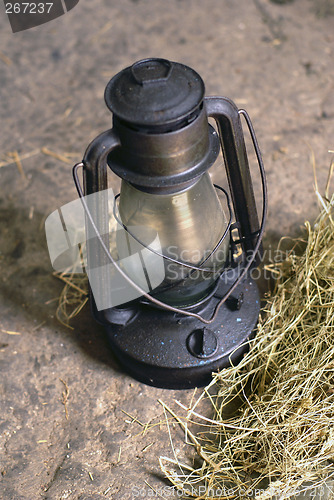 Image of Old kerosene lamp