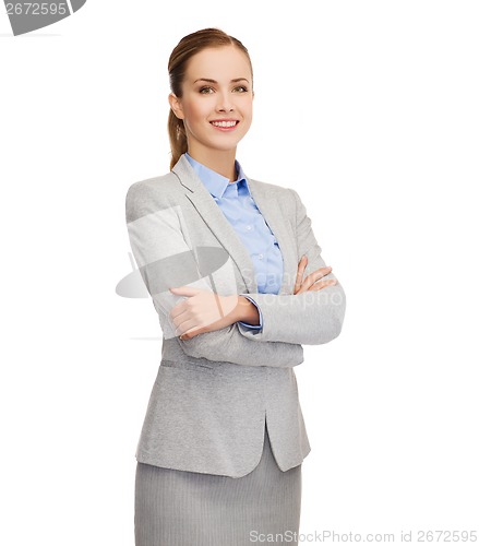 Image of smiling businesswoman