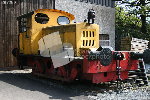 Image of small shunter train