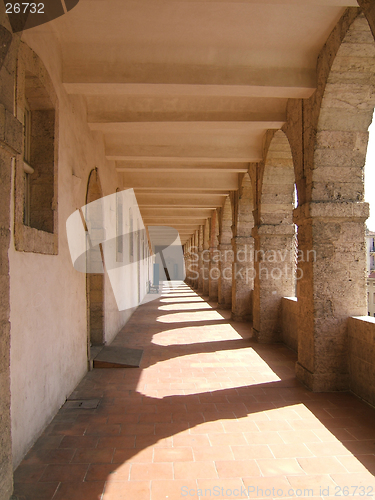 Image of Stones arch and shadow