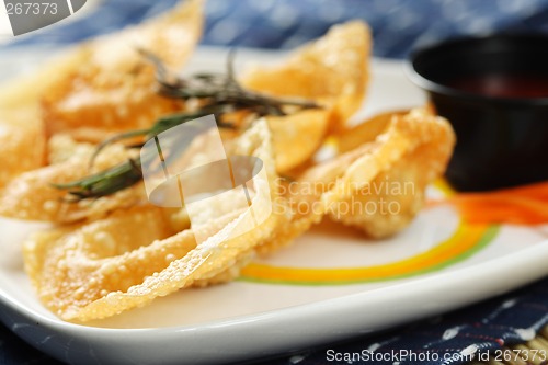 Image of Fried chinese dumplings