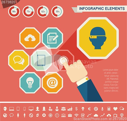 Image of IT Industry Infographic Elements