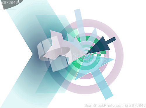 Image of abstract target concept