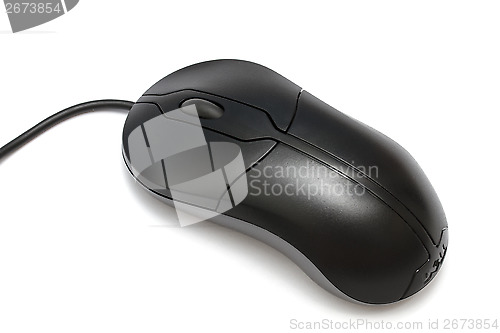 Image of Black computer mouse