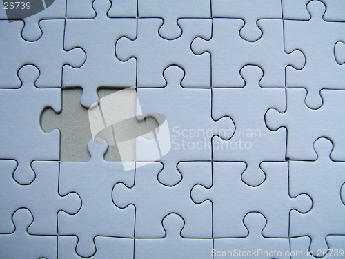 Image of Blue puzzle - One alone