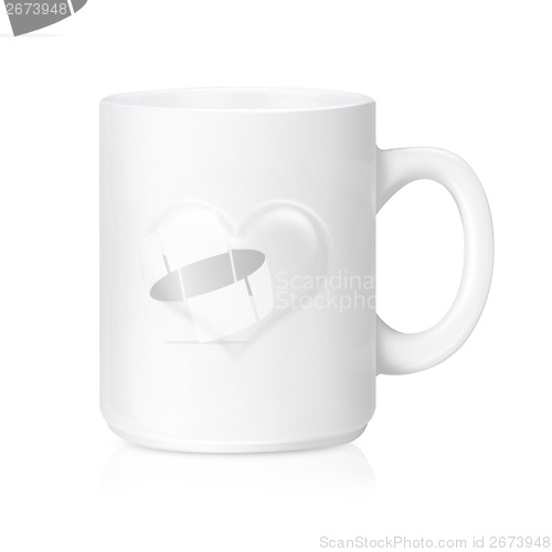 Image of White ceramic mug