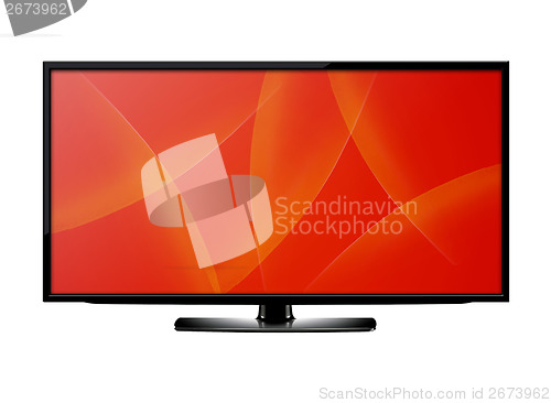 Image of LCD tv screen