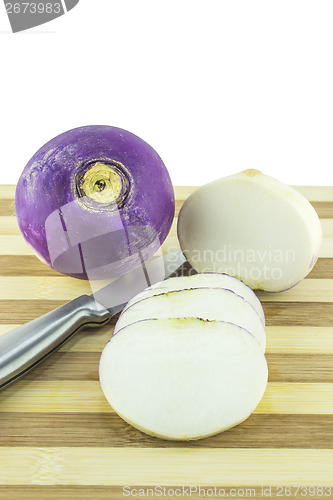 Image of purple headed turnips 