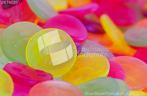 Image of Colorful candy faces