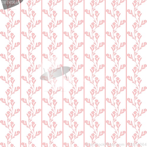 Image of seamless floral pattern