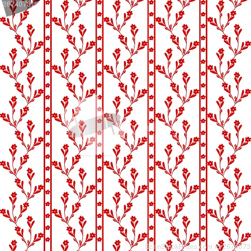 Image of seamless floral pattern