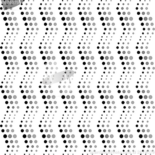 Image of Seamless wavy dots pattern