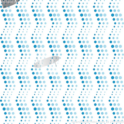 Image of Seamless wavy dots pattern
