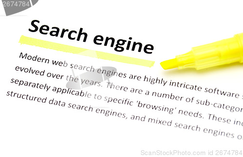 Image of Definition of search engine