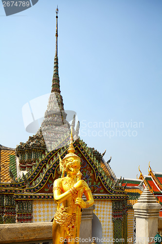 Image of Statue in grand palace in Bangkok