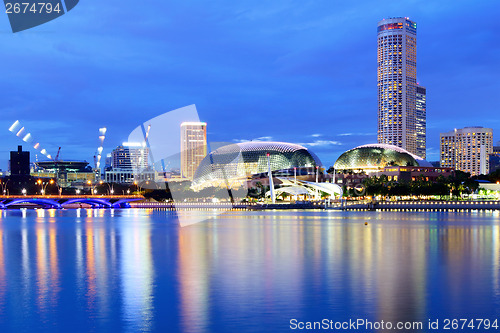 Image of Singapore night