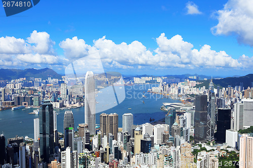 Image of Hong Kong cityscape