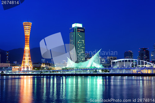 Image of Kobe skyline at night