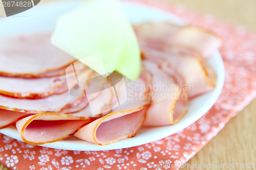 Image of Melon and ham