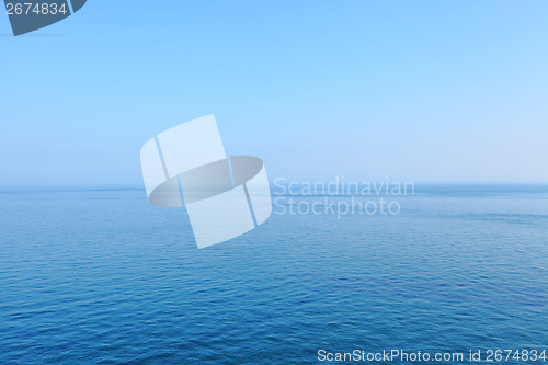 Image of Seascape and blue sky