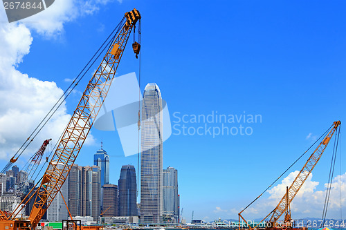 Image of City development in Hong Kong