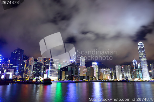 Image of Central district in Hong Kong