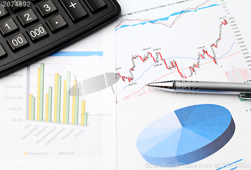 Image of Financial data chart
