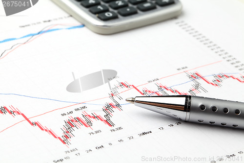 Image of Stock market graph