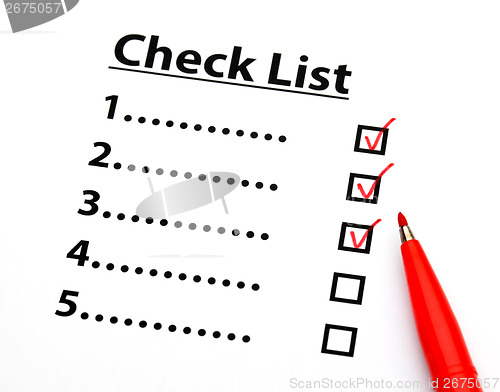 Image of Checklist