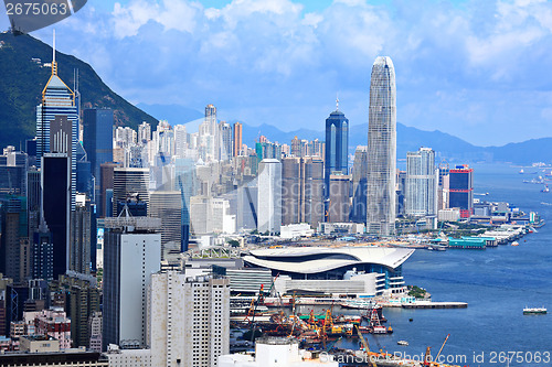 Image of Hong Kong central business district