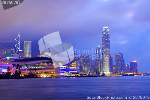 Image of Hong Kong at night