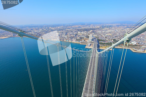 Image of Akashi Kaikyo Bridge in Kobe