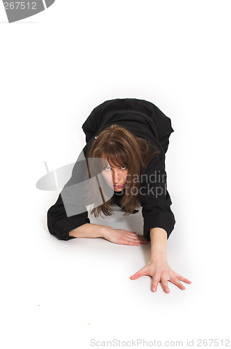 Image of woman doing karate