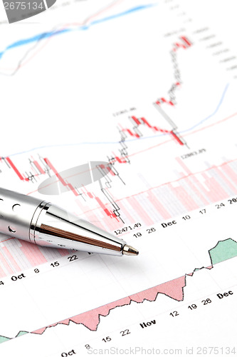 Image of Stock exchange graph