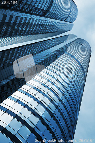 Image of Low angle view of office building 