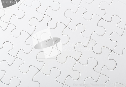 Image of Completed white puzzle