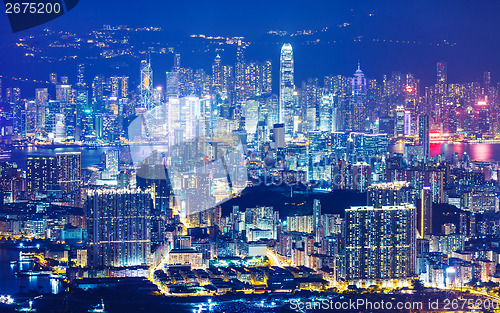 Image of Hong Kong at night