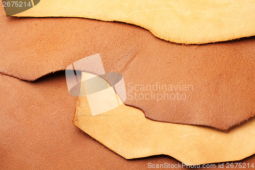 Image of Leather fabric