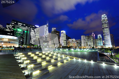 Image of Hong kong financial district
